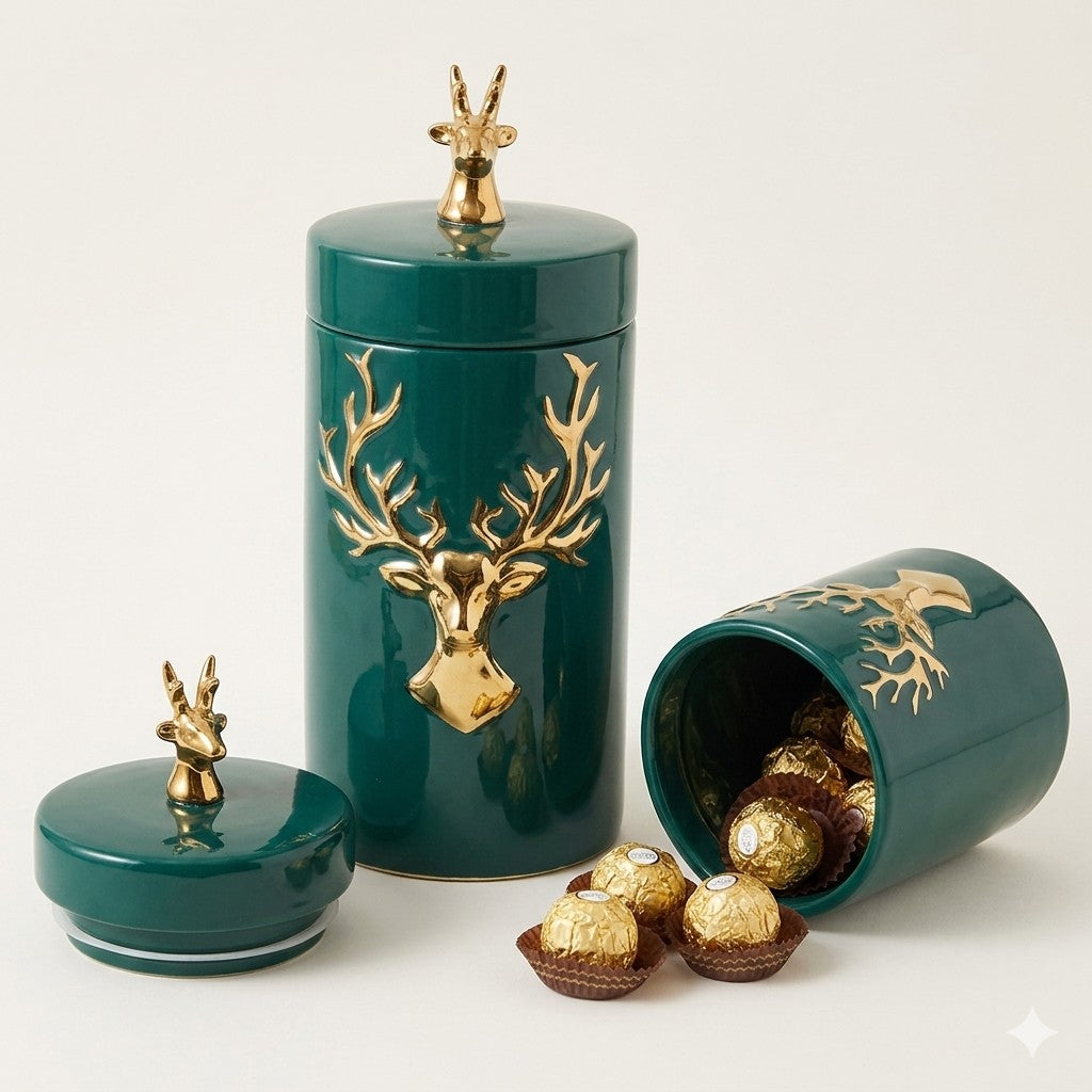 Chic Ceramic Canister Set (2-Piece)