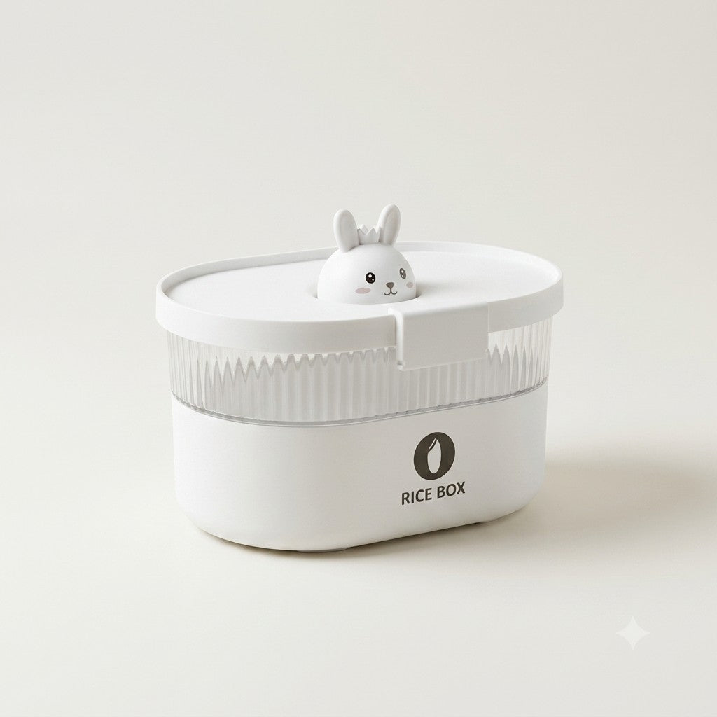 5kg Premium Animal-Themed Rice & Grain Storage Box