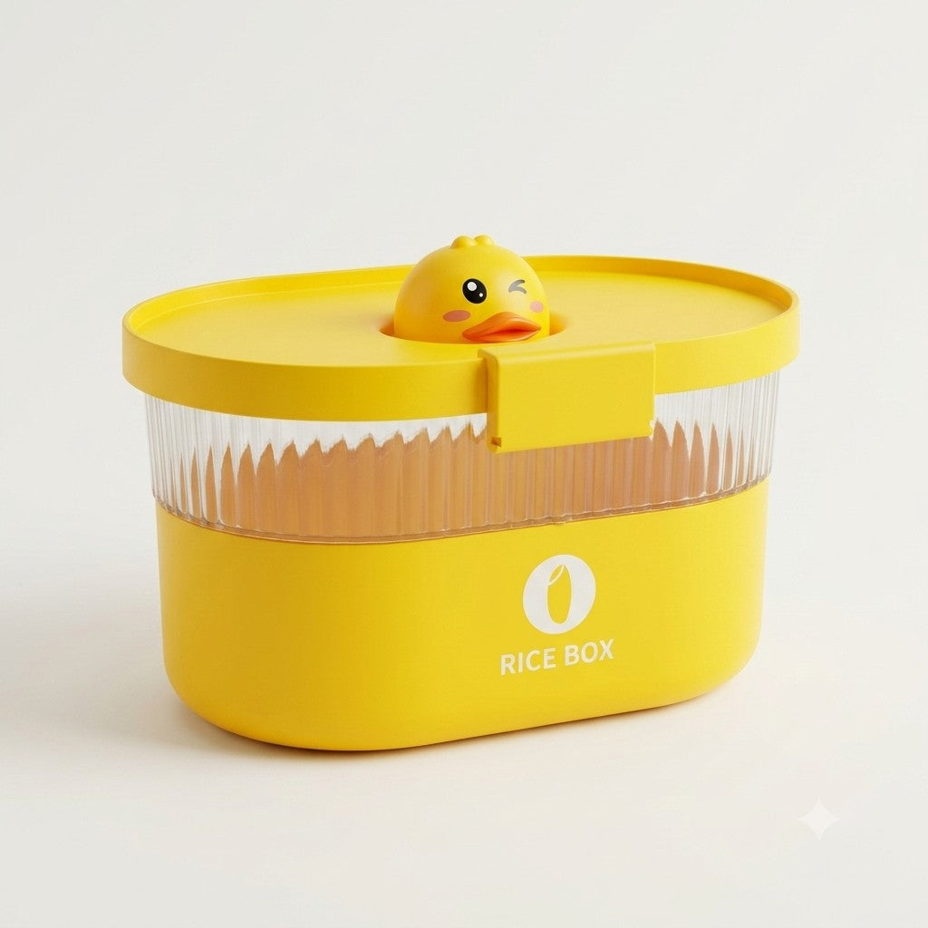 5kg Premium Animal-Themed Rice & Grain Storage Box