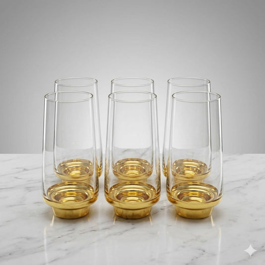 Golden Radiance Imported Highball Set (Set of 6)