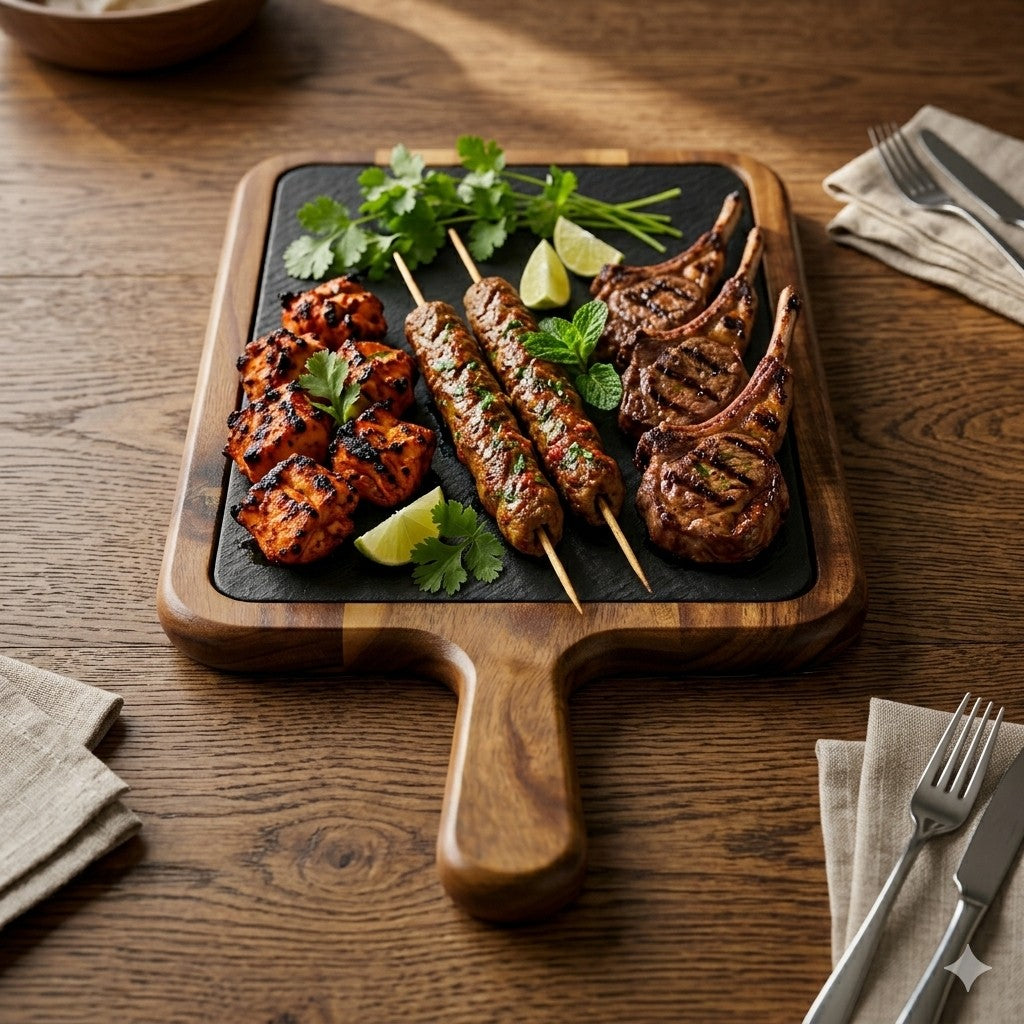 Rectangular Slate-Finish Bakeware & Serving Platter