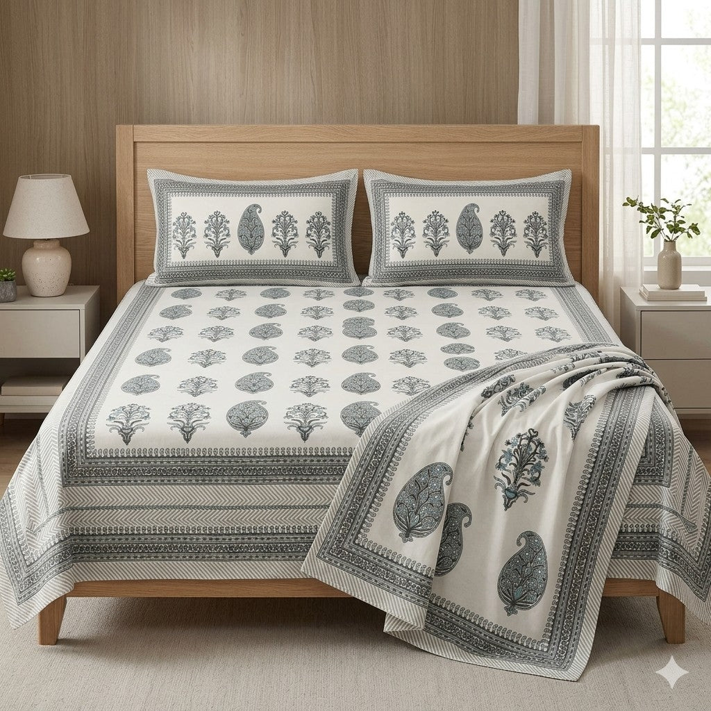 Printed Bed Cover Set