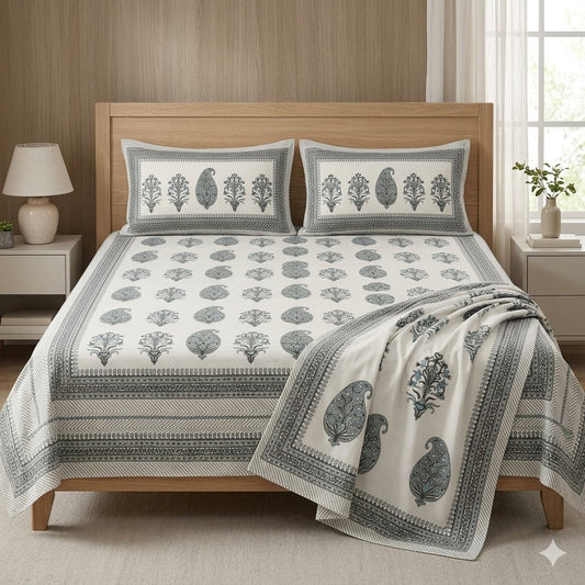 Printed Bed Cover Set