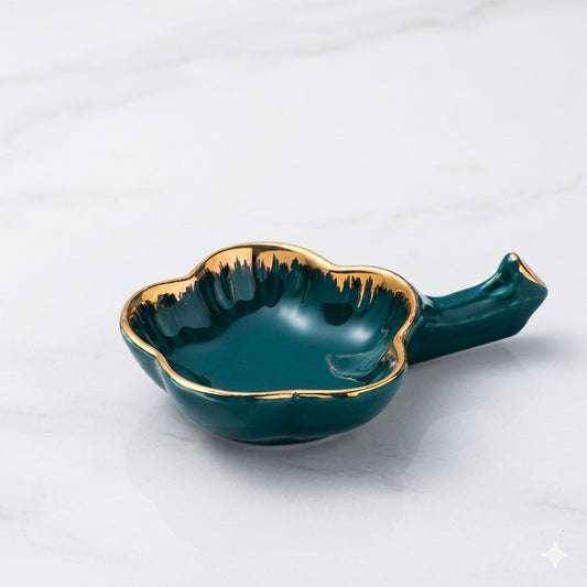 Artisan Ceramic Blossom Dip Bowl