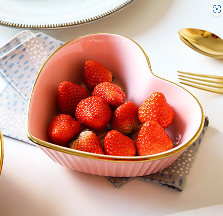 Heart Shape Ceramic Bowl