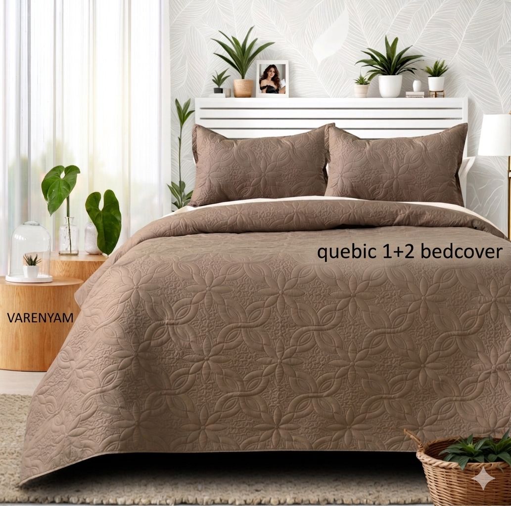 Elegant Quilted Double Bedcover
